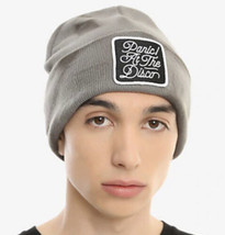 Panic! At The Disco Marled Tie Dye Beanie Knit Hat Gray &amp; Black - £8.49 GBP