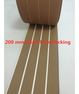 Boat Marine Synthetic PVC Teak Decking Flooring with White Stripes 200/50mm - $306.39 CAD+