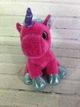 Aurora World Sparkle Tales Starlight Hot Pink Unicorn Plush Stuffed Animal Toy - £13.68 GBP