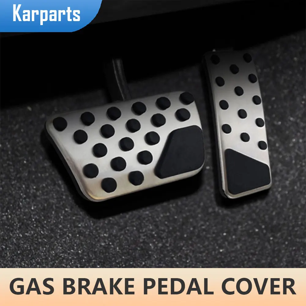 Stainless Steel Car Pedals Accelerator Gas Brake Pedal Cover for Jeep Wr... - £13.94 GBP