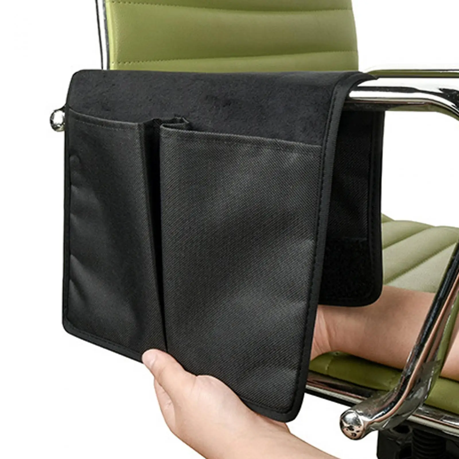 Camping Beach Chair Side Bag Phone Holder Bag Armrest Hanging Bag Cup Holder - £12.83 GBP