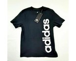 Adidas Little Boys T-shirt Size 4 Black TB24 - £13.32 GBP