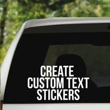 Custom Name Pattern car stickers for car decoration - £72.94 GBP