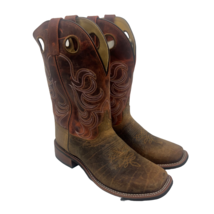 Smoky Mountain Men&#39;s Timber Cowboy Western Boots 4914 Brown/Apple Size 9D - $123.49