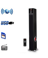 New Black Befree Sound Bluetooth Powered Tower Speaker USB SD FM Inputs ... - $199.90 CAD