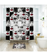 Fornasetti 001 Shower Curtain Bath Mat Bathroom Waterproof Decorative - £18.07 GBP+