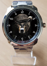Papa Bear With Hat Funny Stylish Rare Quality Wrist Watch  - £27.97 GBP