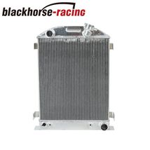 For 1932 Ford High-Boy with Hot Rod Chevy Engine 20&quot; High 3Row Aluminum Radiator - £88.85 GBP