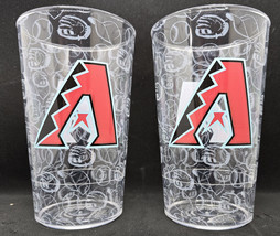 2 Arizona Diamondbacks Souvenir 16 oz Tumblers Cups Whirley Drink Works ... - £9.37 GBP