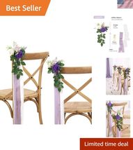 Wedding Aisle Decorations for Wedding Ceremony Set of 10 Pew Flowers for... - $136.60