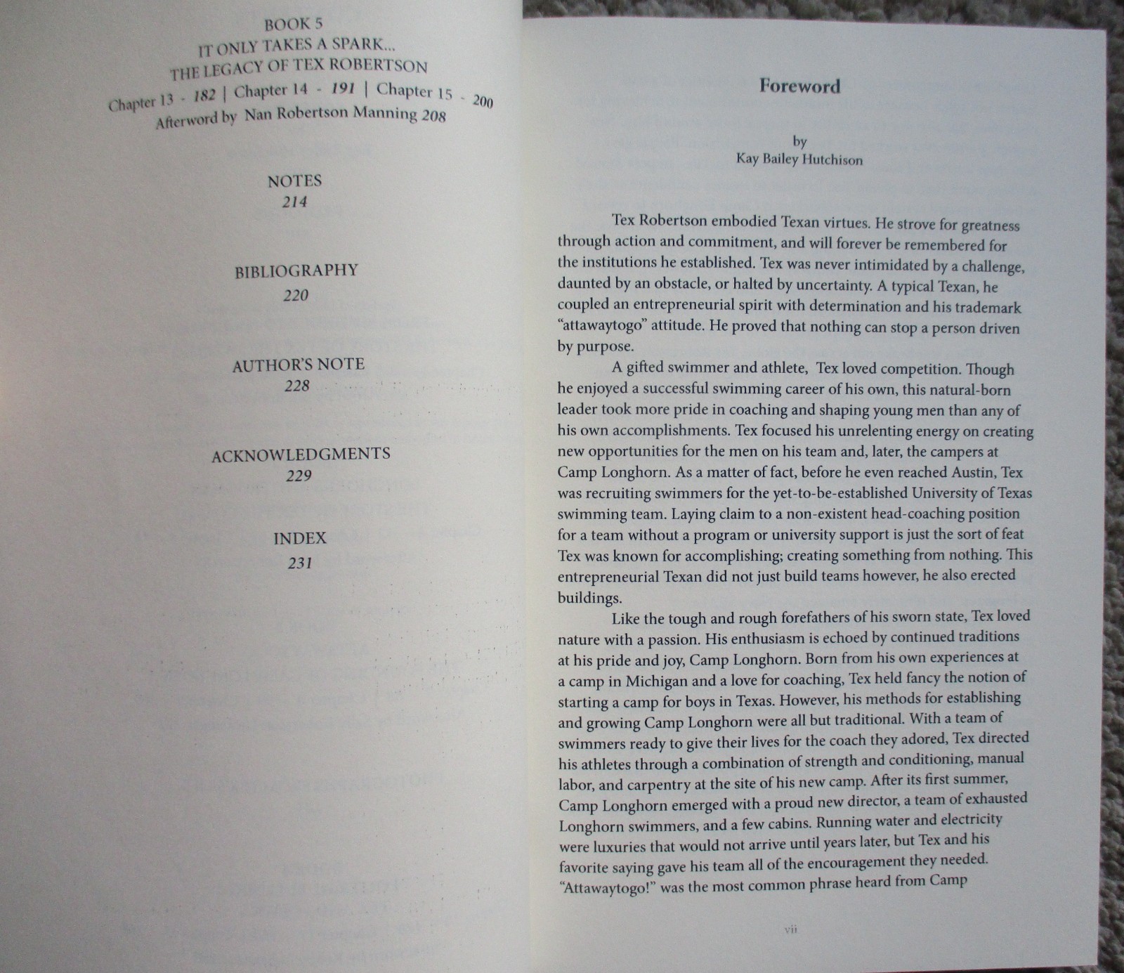 TEX: THE FATHER OF TEXAS SWIMMING (2013) Ross Lucksinger - Tex Robertson Bio TPB Item image 4