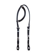 Fancy Gail Hought Vintage Braided Vaquero Black Headstall Hanger Sterlin... - £1,401.46 GBP