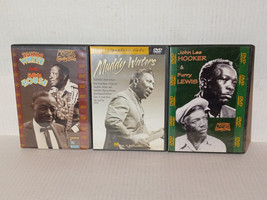 Muddy Waters + Son HOUSE/BUKKA White + John Lee Hooker 3 Dv Ds - Free Shipping - £27.97 GBP