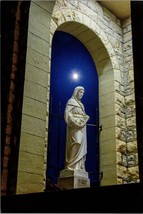 Statue Bell Tower St. Elizabeth Catholic Church Eureka Springs AR Postcard PC552 - £3.92 GBP