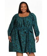 Terra &amp; Sky Women&#39;s Plus Size Square Neck Ruched Top, Multicolor Size 2X... - $31.94 CAD