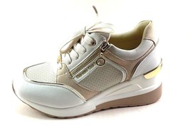 Renato Garini 34-41 EX50 OFF White Mid Wedge Fashion Sneaker - $109.00