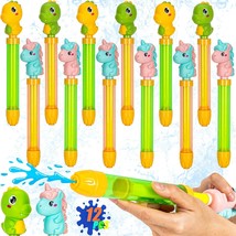 Water Blaster Soaker Guns, 12Pcs Cute Foam Water Squirters With Dinosaur... - £17.93 GBP