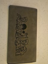 Scooby Doo Gang Laser Engraved Leatherette Check Book Cover - $5.80