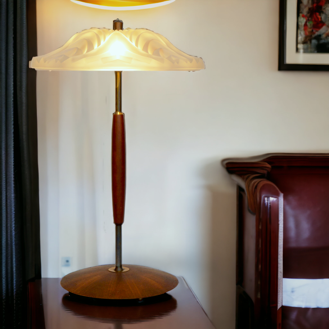 Mid-Century Moderne Lampe de Table " Maritime Vintage Item image 4