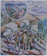 Lithograph/Print- Alaska Highway 1942-1992 by Kathleen Lynch - $67.50