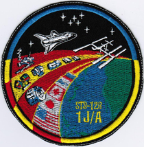Human Space Flights STS-123 #3 Endeavour (21) USA  Badge Embroidere Patch - £16.23 GBP+