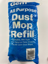 GEM All Purpose Dust Mop Refill Washable Mitt Style NOS - £19.45 GBP