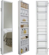 Medicine Cabinet, Kitchen Cabinet, And Bathroom Storage Cabidor Deluxe Mirrored - £270.99 GBP