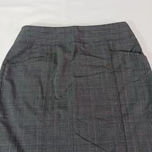 Mossimo Stretch Women's Gray Rear Zipper & Double Slits Women's Skirt Size 10 image 8