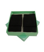 Black Fabric Shoe Clips, 3&quot;x2&quot; Wrapped Loops, Vintage Fashion Accessory,... - $13.33 CAD
