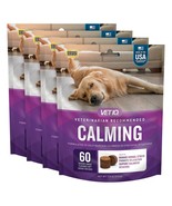 VET IQ VETIQ CALMING CHEWS FOR DOGS PET CARE HICKORY SMOKE FLAVOR 4PK~ 2... - £34.29 GBP