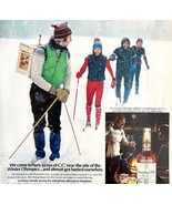 Canadian Club Whiskey 1980 Advertisement Distillery Skiing Blizzard DWEE25 - $41.10 CAD