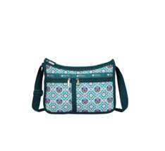 LeSportsac Butterfly Mosaic Deluxe Everyday Crossbody Bag, Colorful Butterflies - £76.45 GBP