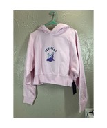 Raw Gear Hoodie Pink Coyote Crop Long Sleeve Womens Size Medium NWT - $511.24 MXN