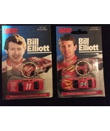 2 Bill Elliott Keychain  Nascar Key Chains 1:87 Die Cast Car Legends Of ... - $9.85