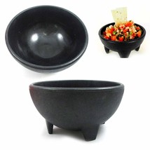 2 Pc Salsa Bowls Plastic Mexican Molcajete Chips Guacamole Bowls Serving... - £17.22 GBP