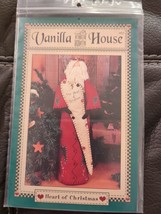Vanilla House Heart of Christmas Folk Santa Quilting Sewing Pattern #62 1996 - £7.60 GBP