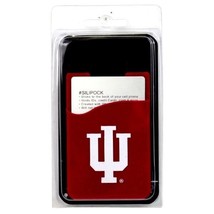 NCAA Indiana University Hoosiers Silicone Cell Phone Pocket Card Cash Ho... - $9.75