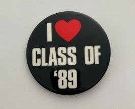 I Love Class Of 89 Button Pin - £7.86 GBP
