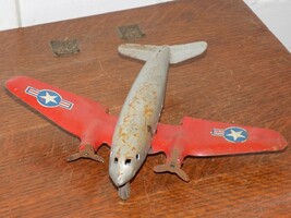 Vintage Wyandotte Metal Toy Airplane - $1,014.98 MXN