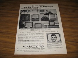 1955 Print Ad RCA Victor TV Sets 7 Television Models - $15.67