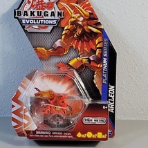 Bakugan Evolutions Arcleon Platinum Series Action Figure, Red True Metal  - £12.61 GBP