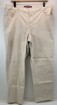 L2) Women&#39;s Gloria Vanderbilt Amanda Tan Jeans Pants Size 16 Short - $14.84