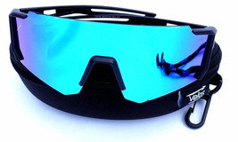 Velos™ Sports Sunglasses  Baseball Softball Polarized Shades Black/Blue - $336.80 MXN