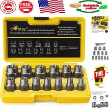 Professional 13+1 Chrome Molybdenum Bolt Extractor - Rust Resistance Gua... - $53.14 CAD