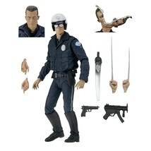 NECA Collectible Ultimate T-1000 Motorcycle Cop Terminator 7" Scale Action Figur - $58.99