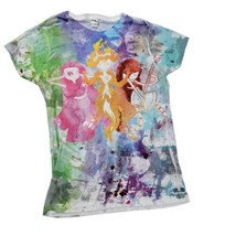 LAT Apparel SUBLIVIE Sublimated Graphic T-Shirt Juniors sz L Anime Rock ... - £18.95 GBP