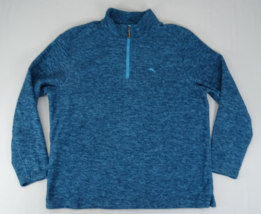 Tommy Bahama Sweater Mens Size XL Long Sleeve 1/4 Zip Pullover Fleece Adult - £14.23 GBP