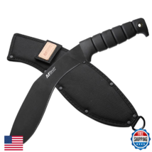 MTECH USA MT-537 Fixed Blade Knife 17" Black Kukri, Sheath - $46.38