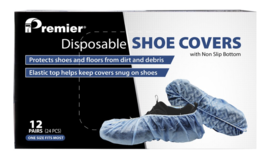 Premier Paint Roller Slip Resistant Disposable Shoe Cover, 24 Pcs - 12 Pairs - £26.33 GBP