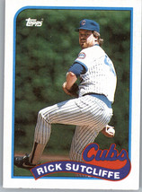 1989 Topps 520 Rick Sutcliffe  Chicago Cubs - £0.77 GBP